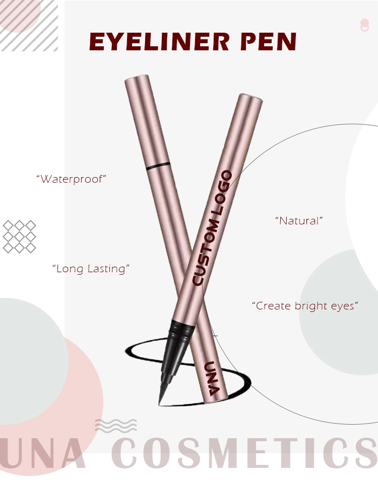 Wholesale Custom Eye Liner Makeup Non-Smudge Long Lasting Waterproof Black Liquid Eyeliner Pen