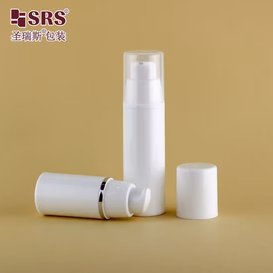 15 ml 30 ml 50 ml PP-Kunststoff Großhandel gebrochene Perlen Perlenessenz Kosmetikverpackung Serum Alaun Airless-Pumpflasche