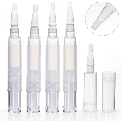 Benutzerdefiniertes Logo 2 ml 4 ml 5 ml Kunststoff-Concealer-Drehstift mit Pinselapplikator